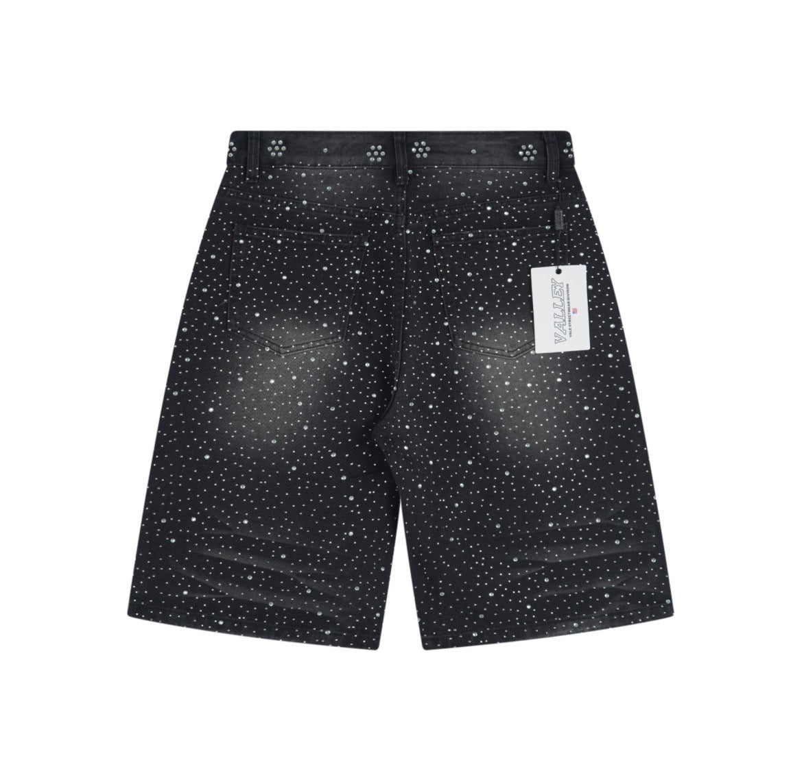 VALLEY Studded Jean Short