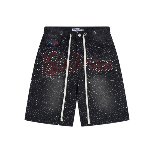 VALLEY Studded Jean Short
